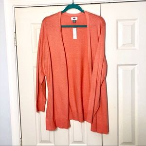 Salmon Pink Old Navy Cardigan Sweater